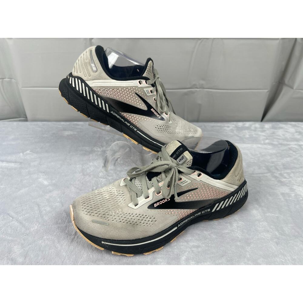 Brooks Adrenaline GTS‎ 22 Women's Running Shoes Gray Sneakers Size 8.5 Medium B